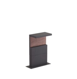 Ruka Post Lamp, 13W LED, 3000K, 850lm, IP54, Anthracite, Walnut - thumbnail 3