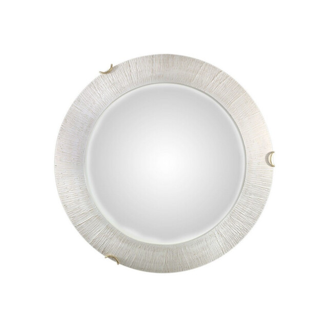 Moon Lifestyle Glass Simple Flush Ceiling Light Gold - Sun White Finish, 2x E27 - image 1