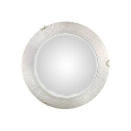 Moon Lifestyle Glass Simple Flush Ceiling Light Gold - Sun White Finish, 2x E27