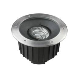Gea Outdoor LED Uplight recessed Stainless Steel Polished 1-10V Dimming 30cm 3820lm 2700K IP67