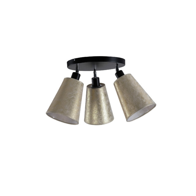 Eva Ceiling Spotlight Clusters Gold, 30.5cm, 3x E27