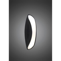Pasion Wall Lamp 2 Light E27, Gloss Black/Polished Chrome - thumbnail 2