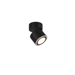Taurus Modern Surface Mounted Downlight Black Matt 3000K - thumbnail 1
