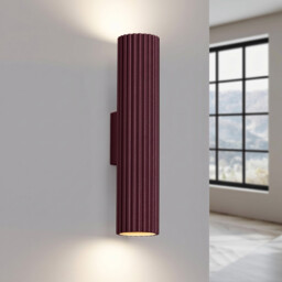 Karbon Up & Down Wall Lamp Burgundy 2x GU10 - thumbnail 5