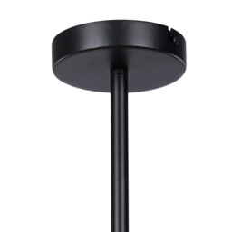 Baymont 28cm Satin Black 5 Light E27 Universal Semi Flush Fixture, Suitable For A Vast Selection Of Shades - thumbnail 5