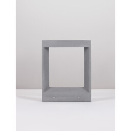 Cairo Outdoor Pedestal Light Grey Cement Glass LED 8W 380Lm 3000K IP65 - thumbnail 3