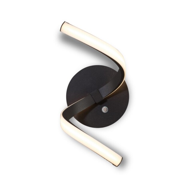 Nur Touch Dimmer Wall Lamp 10W LED 2800K, 850lm,Frosted Acrylic, Brown Oxide - image 1