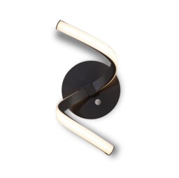 Nur Touch Dimmer Wall Lamp 10W LED 2800K, 850lm,Frosted Acrylic, Brown Oxide