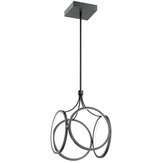 Kichler Ciri Integrated LED Pendant Ceiling Light Matte Black, 3000K - image 1