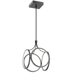 Kichler Ciri Integrated LED Pendant Ceiling Light Matte Black, 3000K