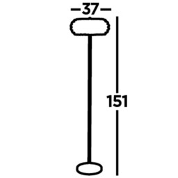 Marilyn 3 Light Chrome Floor Lamp with Crystal Glass, Crystal Sand Diffuser - thumbnail 3