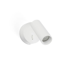 Stan Slim Reading Wall Light White GU10 with Switch - thumbnail 1