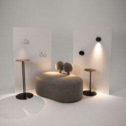 Nuance Modern Integrated LED Wall Lamp White And Brass 3000K 200lm - thumbnail 3