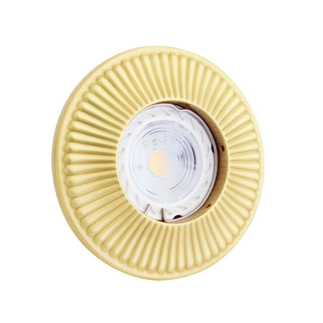Penh Recessed Brass Spot Light, Satin Brass