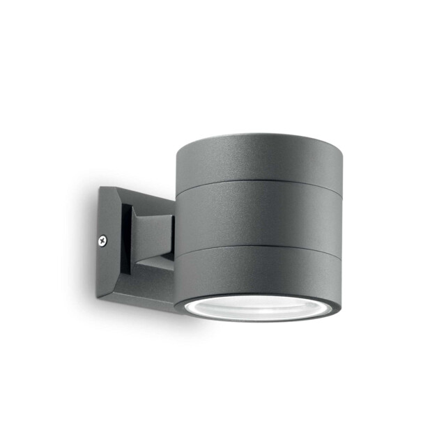 Snif Round 1 Light Outdoor Up Down Wall Light Black, Anthracite IP54, G9 - image 1