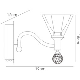 Neptune Wall Lamp G9 Polished Chrome - thumbnail 5