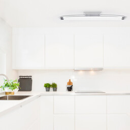 Harper LED Linear Batten Polished Chrome Cool White Light, 3372 Lumens - thumbnail 2