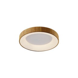 Niseko Ring Ceiling 45cm 30W LED, 3000K, 2250lm, Wood, 3yrs Warranty - thumbnail 1