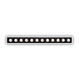 Lika 10W 12x LED Recessed Downlight White 3000K