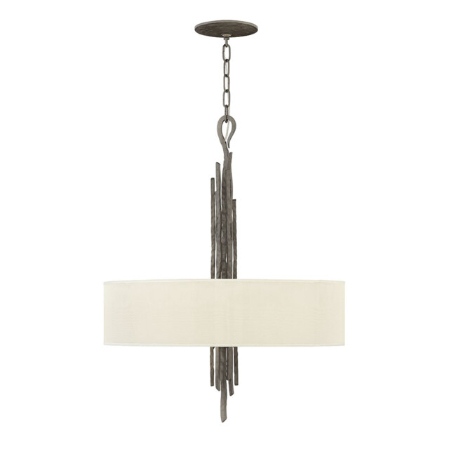 Spyre 6 Light Round Ceiling Pendant Bronze, E14 - image 1