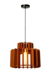 Rollo Pendant light - 1xE27 - Terracotta - thumbnail 1