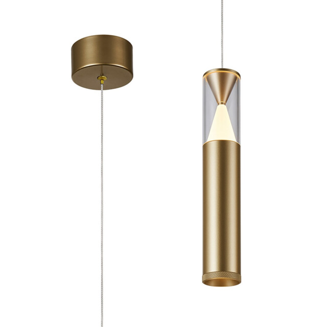 Spark Pendant, 7W LED, 3000K, 530lm, Painted Gold, 3yrs Warranty - image 1