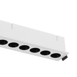 Blau Linear Recessed Spotlight 10 Light, 24W LED, 3000K, 1680lm, Cut Out: L:280mm x W:40mm, White, Driver Included - thumbnail 5