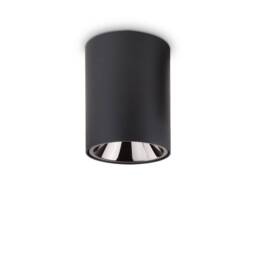 Nitro LED 1 Light Round Surface Mounted Downlight Black