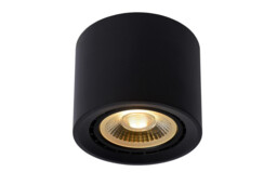Fedler Modern Surface Mounted Ceiling Spotlight - Ø 12cm - LED Dim to warm - GU10 - 1x12W 2200K/3000K - Black