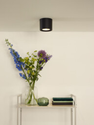 Fedler Modern Surface Mounted Ceiling Spotlight - Ø 12cm - LED Dim to warm - GU10 - 1x12W 2200K/3000K - Black - thumbnail 5
