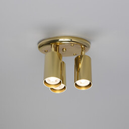 Evanston Three Light Spotlight, Polished Brass - thumbnail 3