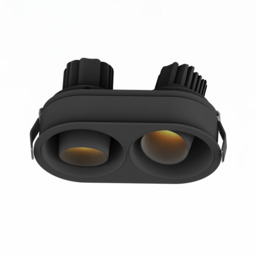 Astra Twin Recessed Downlight Sandy Black LED 3000K IP44 - Driver Not Included - thumbnail 1