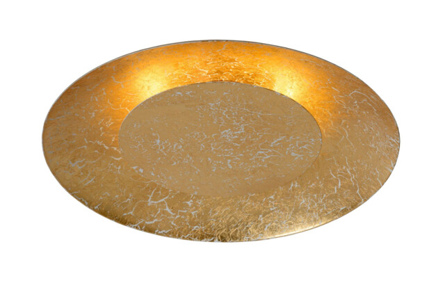 Foskal Modern Flush Ceiling Light - Ø 34.5cm- LED - 1x12W 2700K - Brass - image 1