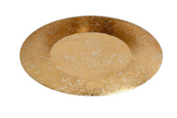 Foskal Modern Flush Ceiling Light - Ø 34.5cm- LED - 1x12W 2700K - Brass - thumbnail 2