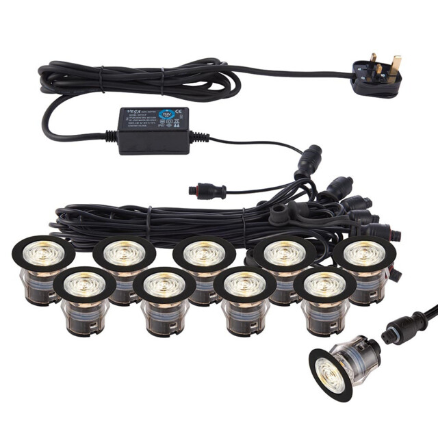 IkonPRO CCT LED Outdoor Recessed Guide Clear 3000/4000K IP67