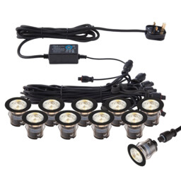 IkonPRO CCT LED Outdoor Recessed Guide Clear 3000/4000K IP67