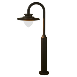 Texas 800mm 8W 3000k Bollard, Graphite - thumbnail 2