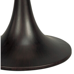 Zira Table Lamp 2 Light G9, Polished Chrome/Frosted White Glass/Wenge - thumbnail 5