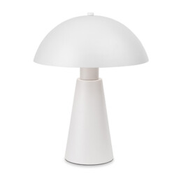 Crown Dome Table Lamp White 1xE27