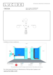 Tassa Wall light Bathroom - LED Dim to warm 1800K/3000K IP44 - Black - thumbnail 5