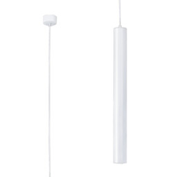Bolonia 1 Light Pendant, 10W LED, CCT Switchable 2700/3200/4000K, 1120/1200/1230lm, White, 3yrs Warranty - thumbnail 1