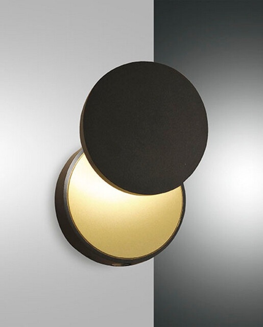 Ara Integrated LED Wall Light Black Glass - image 1