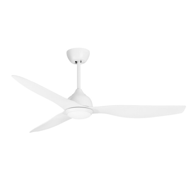 Pam 132cm Ceiling Fan White LED 20.2W CCT 3000-4000-5000K On-Off - image 1