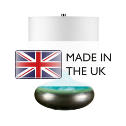 Laguna 1 Light Small Table Lamp Graphite, Turquoise, E27 - thumbnail 5