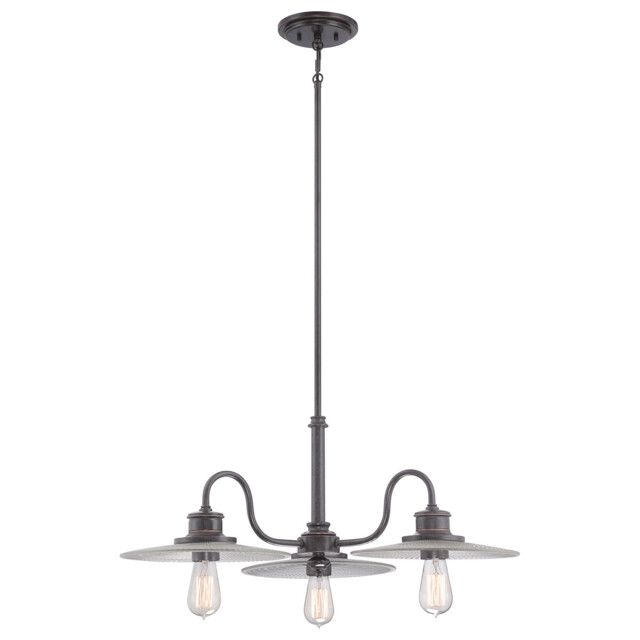 Admiral 3 Light Multi Arm Ceiling Pendant Light Imperial Bronze, E27 - image 1