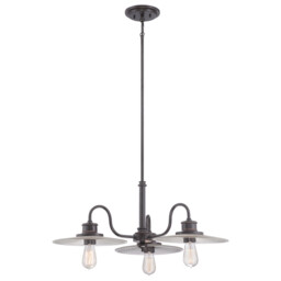 Admiral 3 Light Multi Arm Ceiling Pendant Light Imperial Bronze, E27 - thumbnail 3
