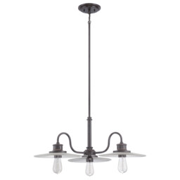 Admiral 3 Light Multi Arm Ceiling Pendant Light Imperial Bronze, E27 - thumbnail 2