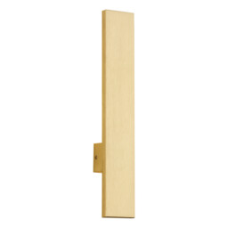 Freemont Integrated LED Wall Lamp Brushed Brass 3000K - thumbnail 1