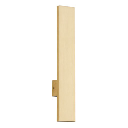 Freemont Integrated LED Wall Lamp Brushed Brass 3000K - thumbnail 2