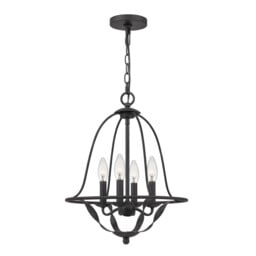 Quoizel Bradbury Multi Arm Chandelier Grey Ash - thumbnail 1